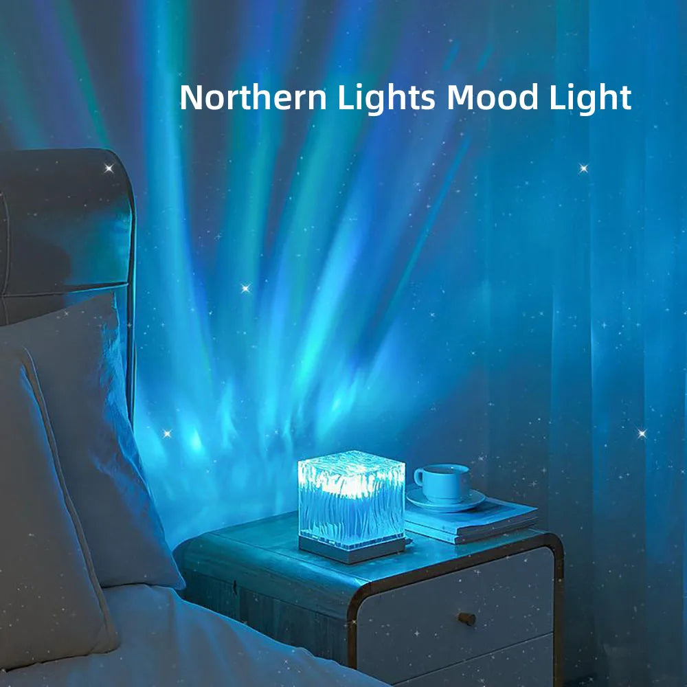 AuroraGlow™ — Borealis Projection Lamp