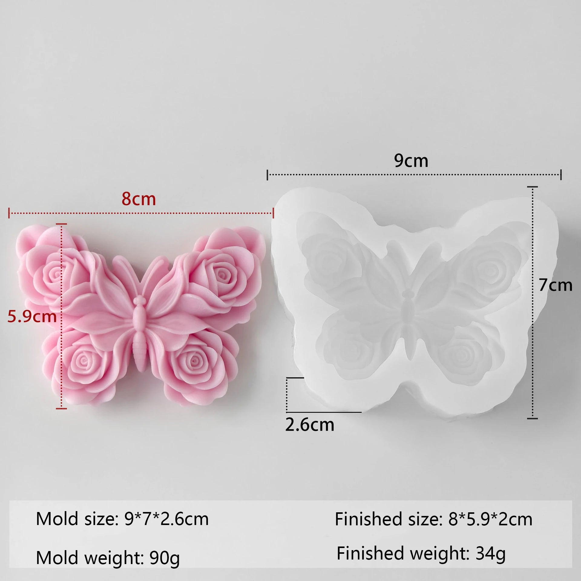 SoulFlame™ Butterfly Blossom Candle Mould