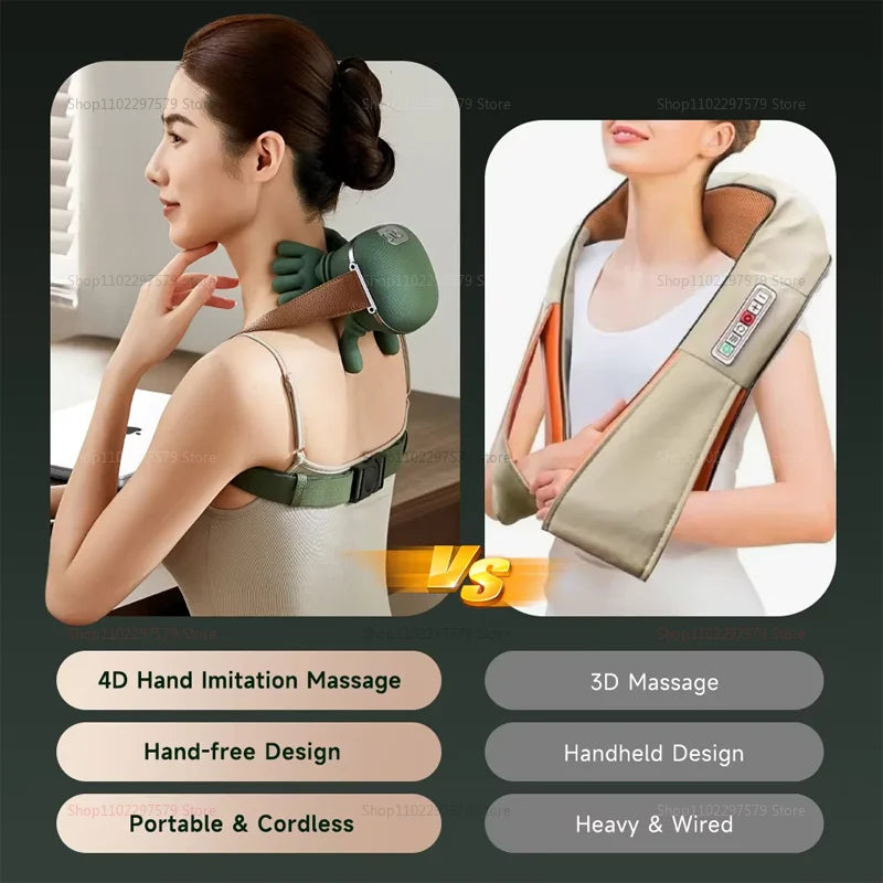 NeckFlow™ 4D Deep Relief Massager
