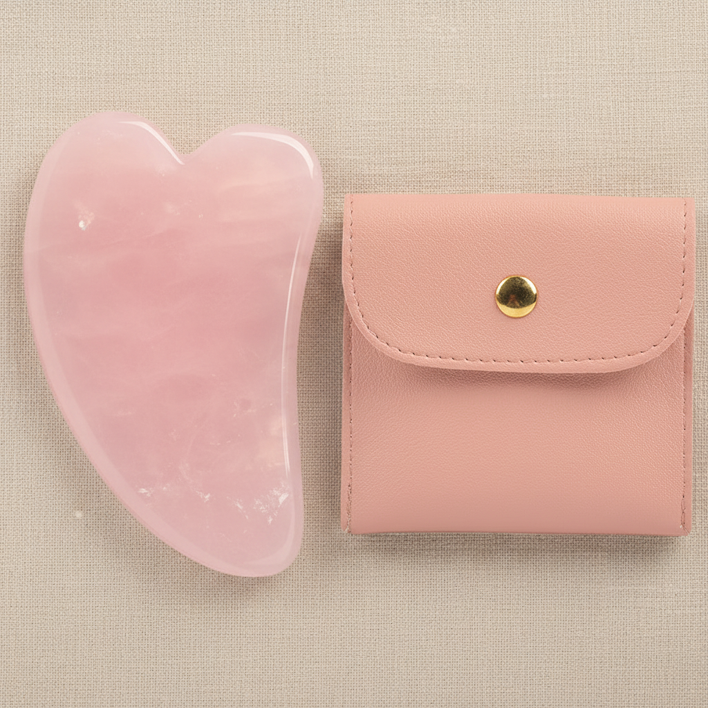 LunaRose™ Gua Sha & Jade Roller Ritual Set